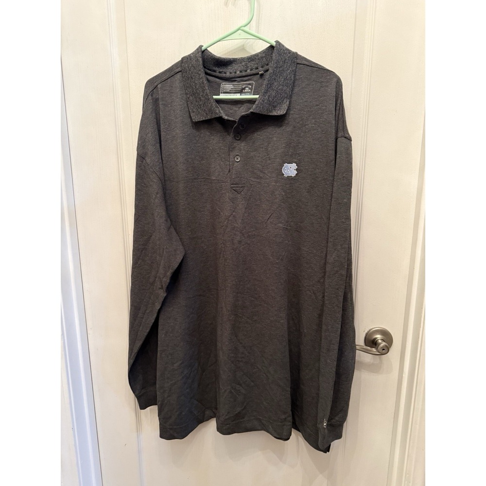 Cutter & Buck Men's CB DryTec Cotton + Gray Quarter 1/4 Button Size XXXL
